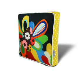 Aberto Design Cojín YM1072 Multicolor 42 x 42 cm